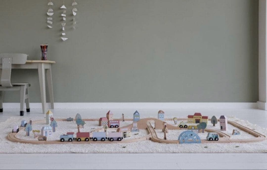 LITTLE DUTCH リトルダッチ　Train Set XL 107ピース