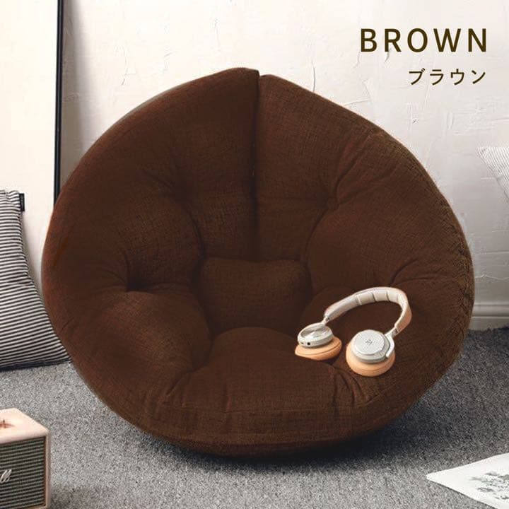 座椅子ソファ クッションソファ 3way  ビッグクッション 北欧 しずく型