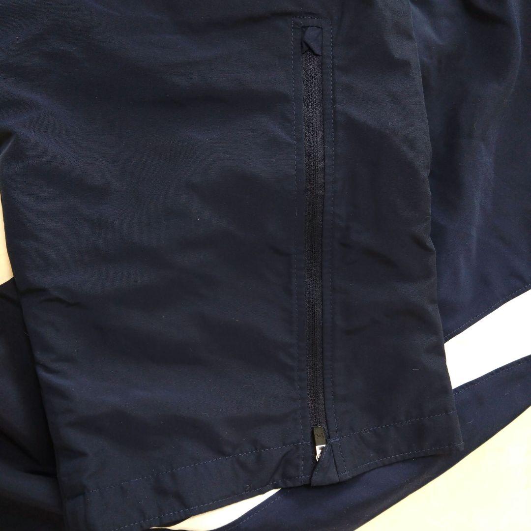 [Z21] UNDERARMOUR ジャージXL　MEN濃紺ストライプ　スポーツ