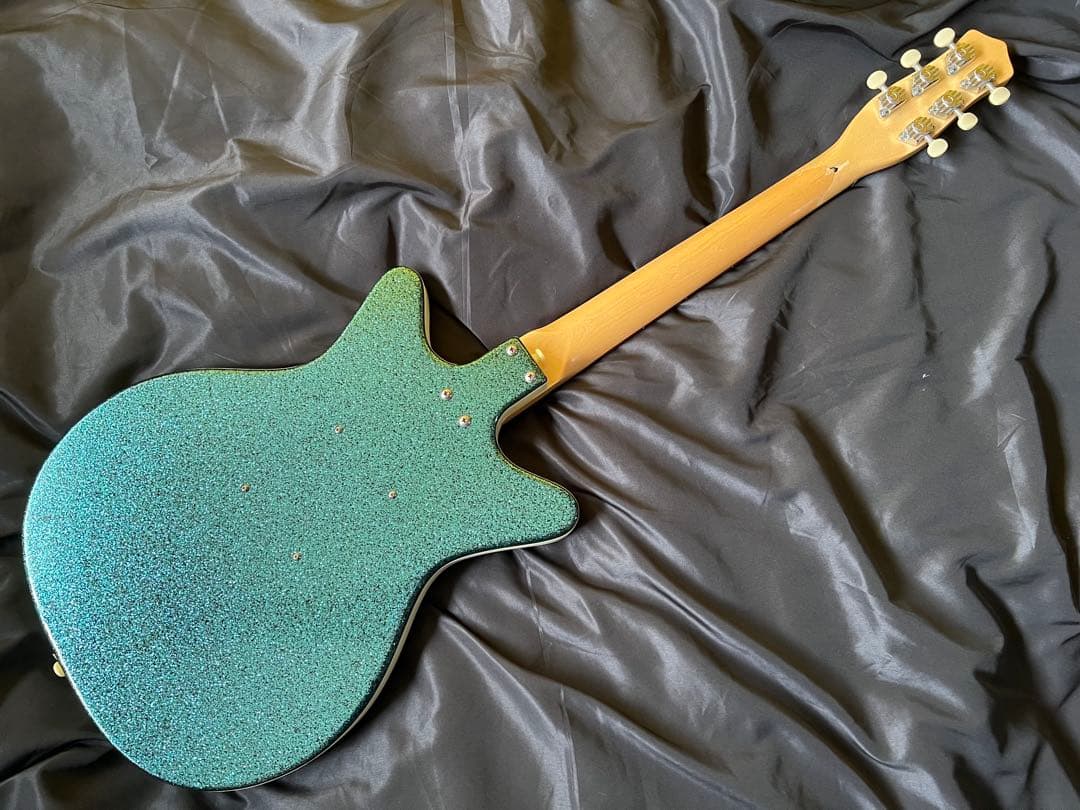 激レアDanelectro DC59 Bluesparkle ケース付