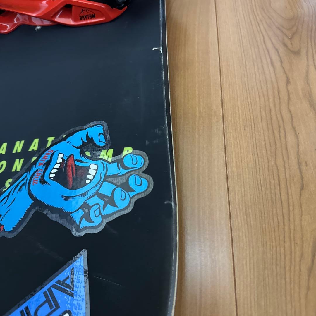 TNT スノーボード 赤バインディング