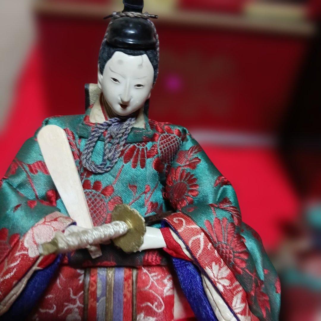 ビビアン　雛御殿　親王付き　大正のひな