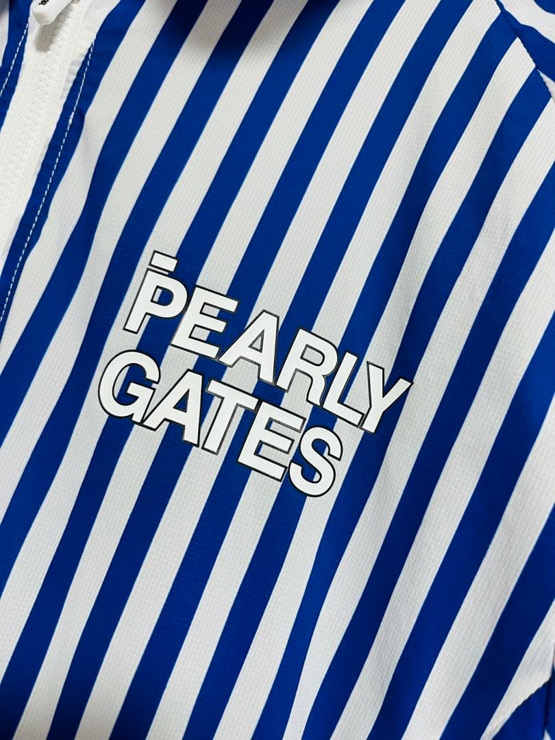 PEARLY GATES ストライプパーカー