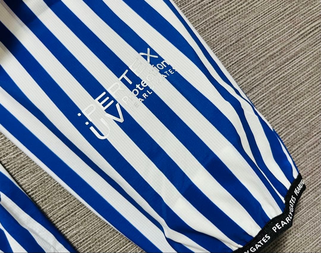 PEARLY GATES ストライプパーカー