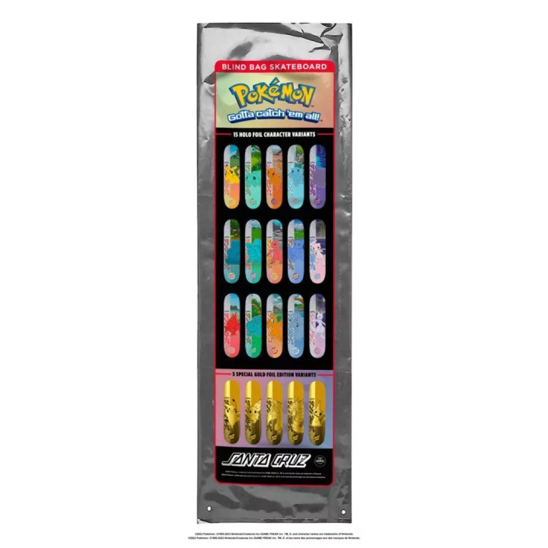 未開封 SANTA CRUZ ポケモン スケートボード 8.0インチ