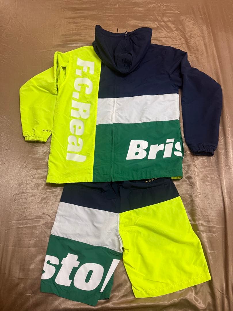 【美品】F.C.Real Bristol ナイロンジャージセットアップFCRB