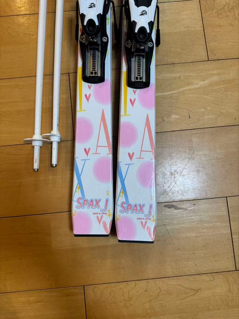 かわいい　女の子　スキー板セット　140センチ　美品