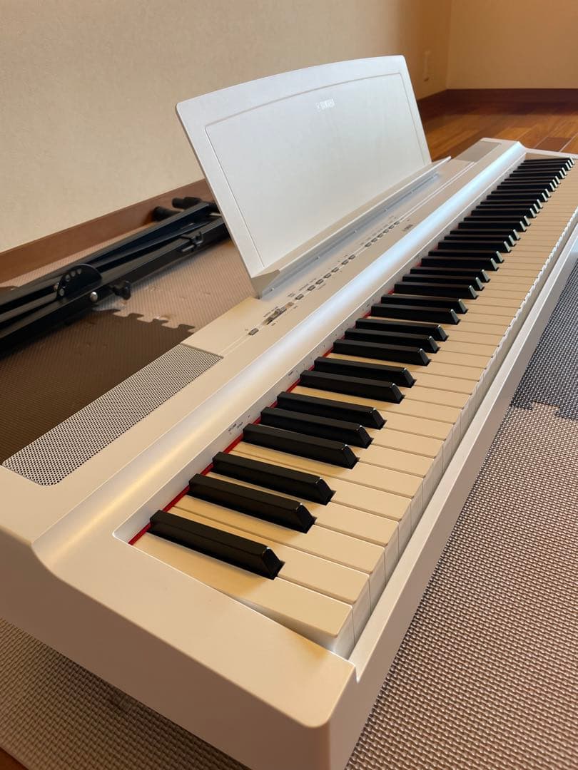 YAMAHA P125WH 88鍵 ホワイト電子ピアノ 送料込み