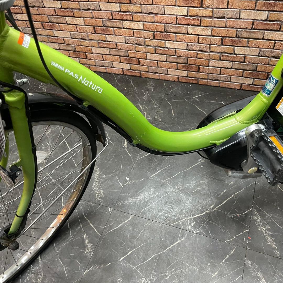 引き取り価格【1】電動自転車 YAMAHA PAS Natura 黄緑グリーン