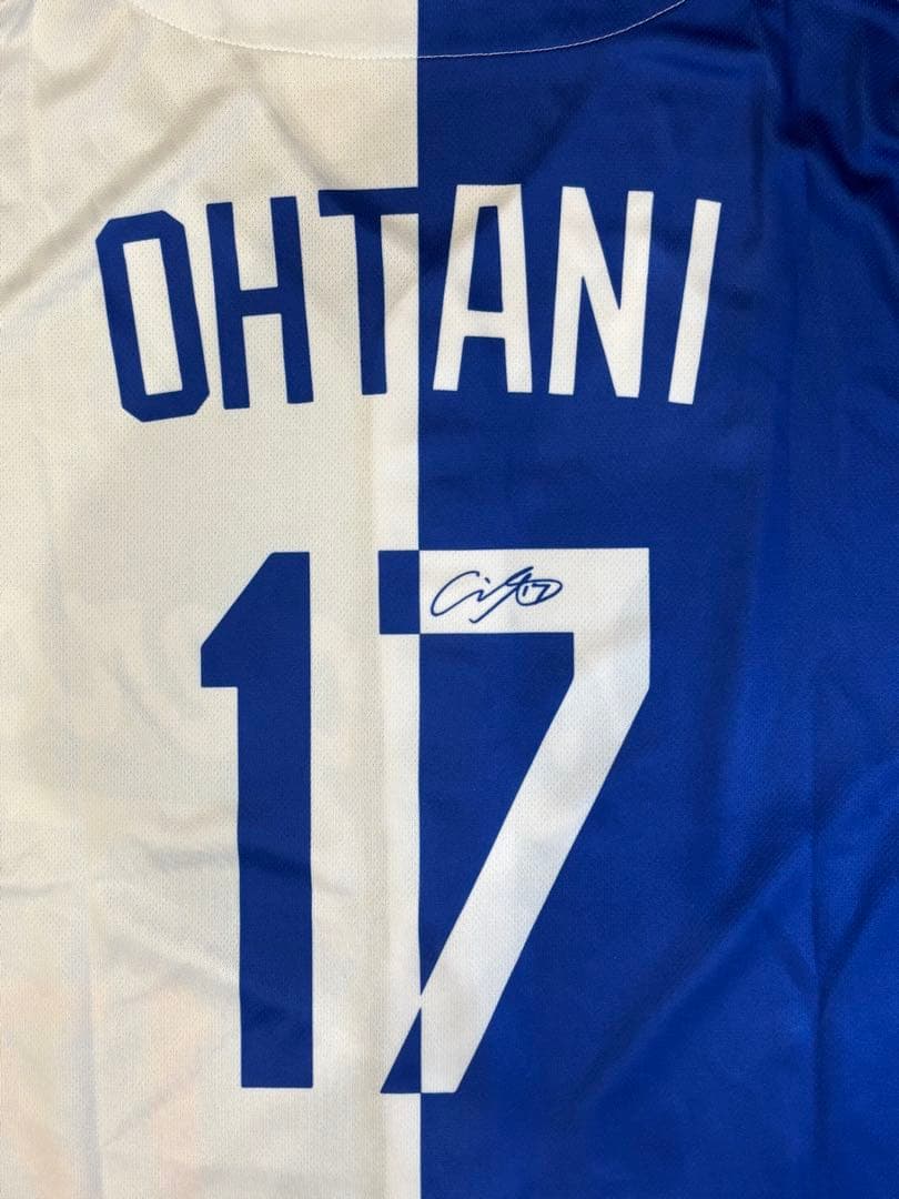 ⭐️ホーム×ビジターミックス構成⭐️大谷翔平 ドジャース プリントサインユニフォーム