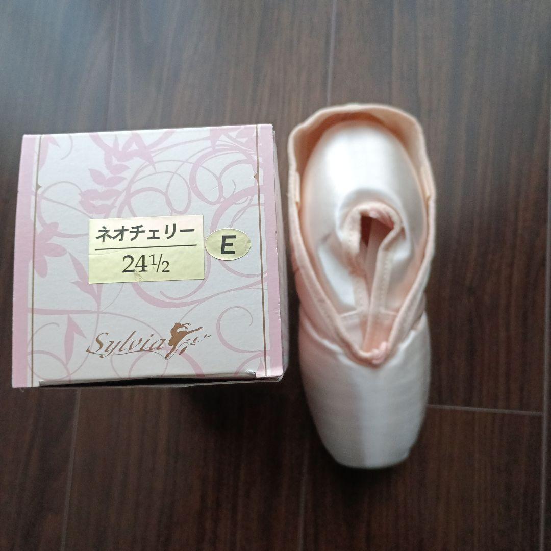 Sylvia トゥシューズ　ネオチェリー 24.5 E ロシアンピンク