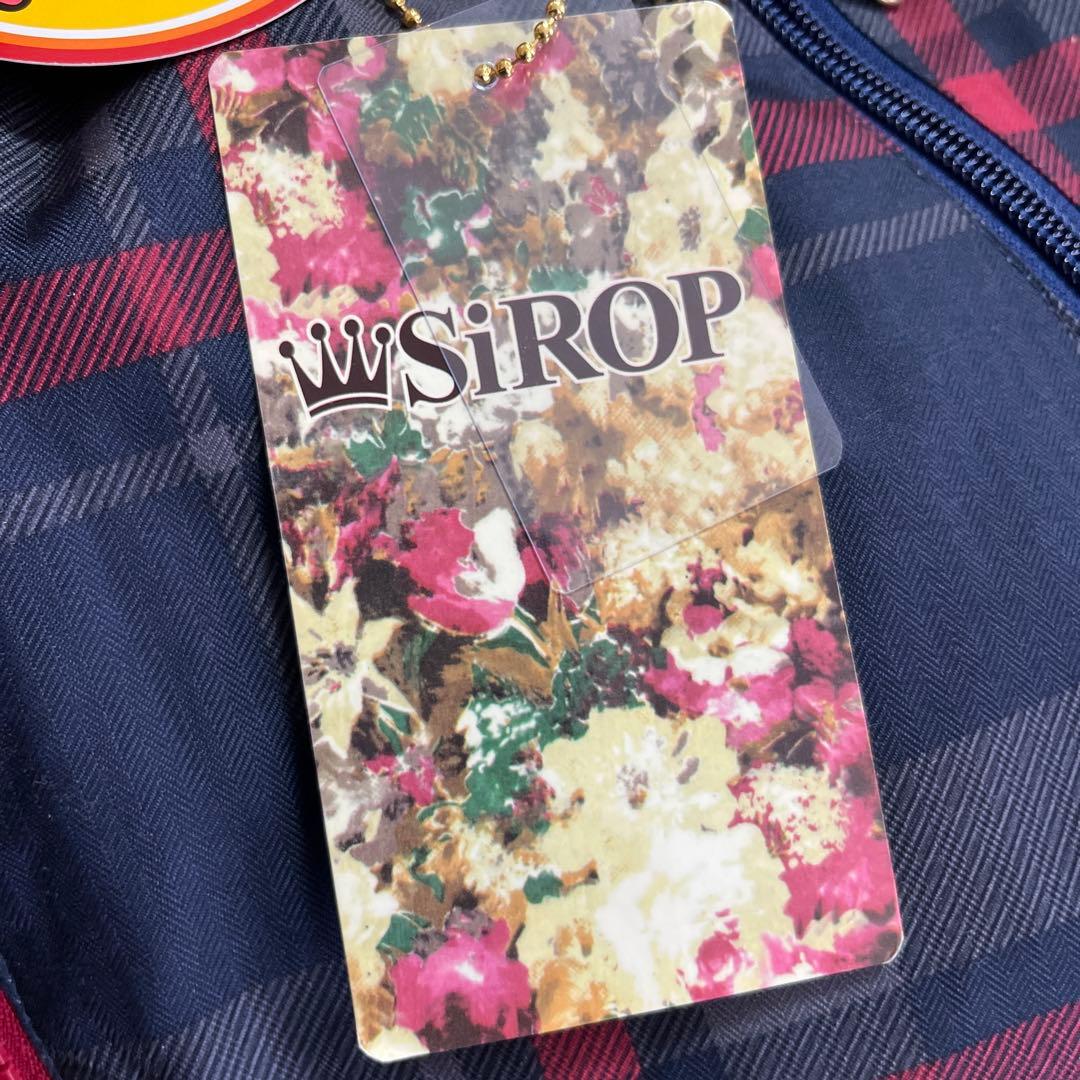 三　新品　未使用　スキーウェア　SIROP　シロップ　Sサイズ　チェックネイビー
