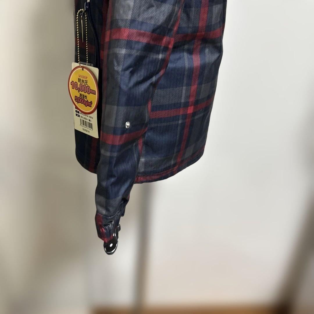 三　新品　未使用　スキーウェア　SIROP　シロップ　Sサイズ　チェックネイビー
