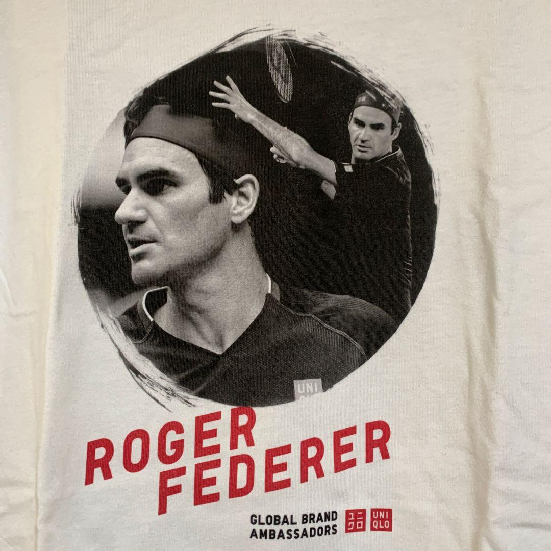 【新品未使用・タグ付き】UNIQLO Tシャツ　ロジャー・フェデラー　XLサイズ