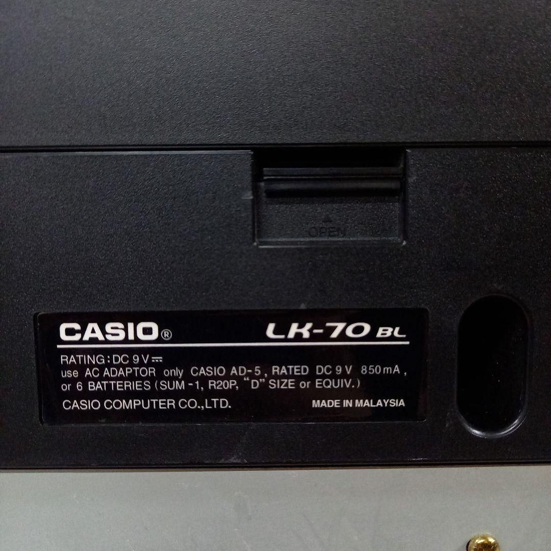 CASIO 61鍵 電子ピアノ LK-70 BL カシオ キーボード