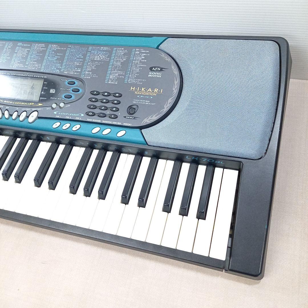 CASIO 61鍵 電子ピアノ LK-70 BL カシオ キーボード
