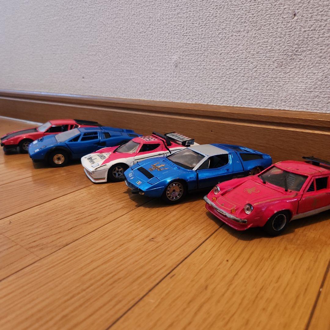 永大グリップ　1/28　レトロ当時物　ミニカー　5点セット　eidai