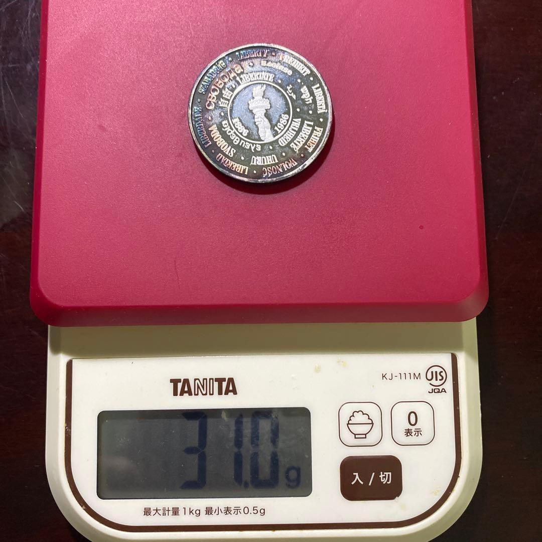 Liberty Trade Silver 自由の女神メダル 999