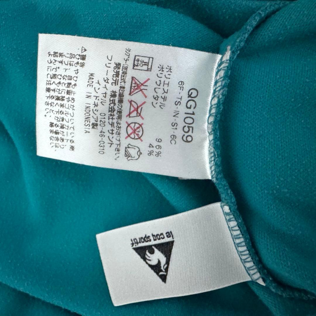 le coq sportif golf ルコック モックネック ターコイズ L