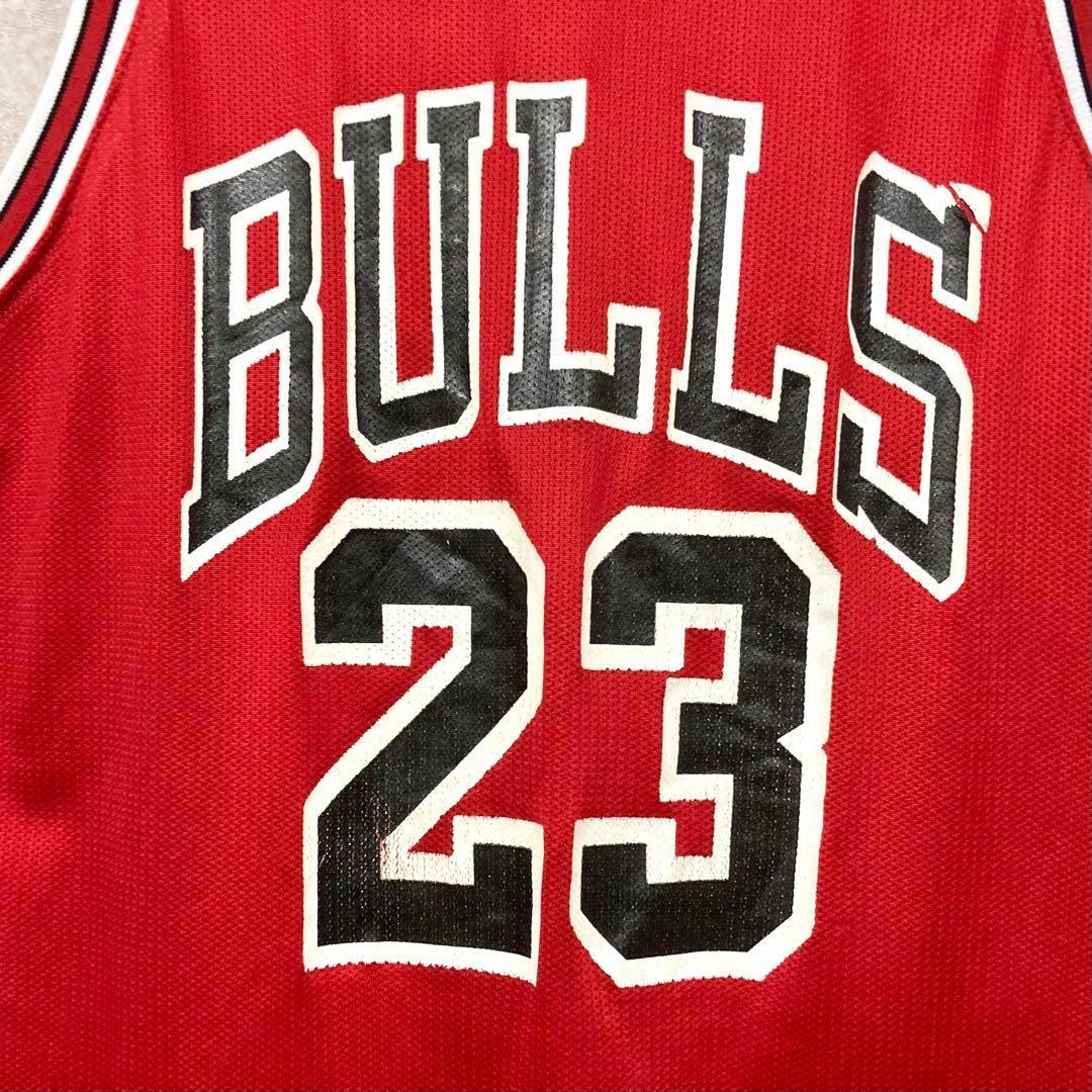 レア90s《チャンピオン》NBAシカゴブルズ 刺繍タンクトップ/メンズ2XL