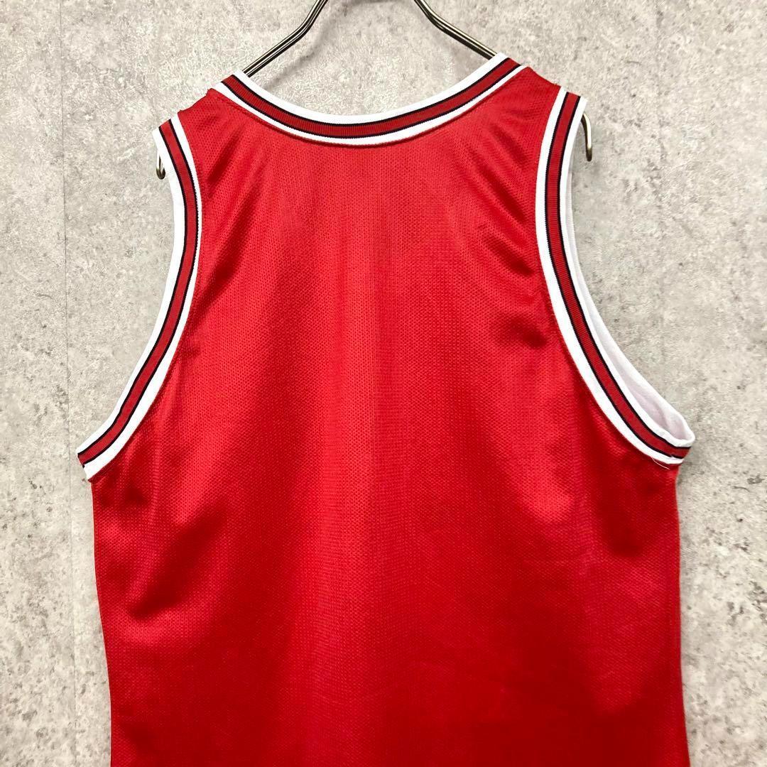 レア90s《チャンピオン》NBAシカゴブルズ 刺繍タンクトップ/メンズ2XL