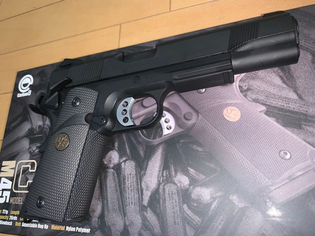Carbon8 カーボネイト　M45CQP USED Co2ガスハンドガン
