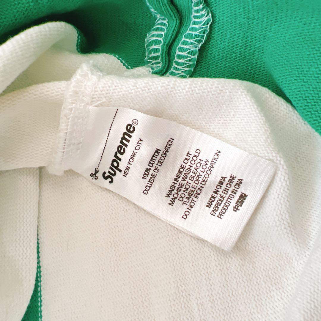 Supreme 2022年春夏 Stripe Rugby ラガーシャツ 長袖　L