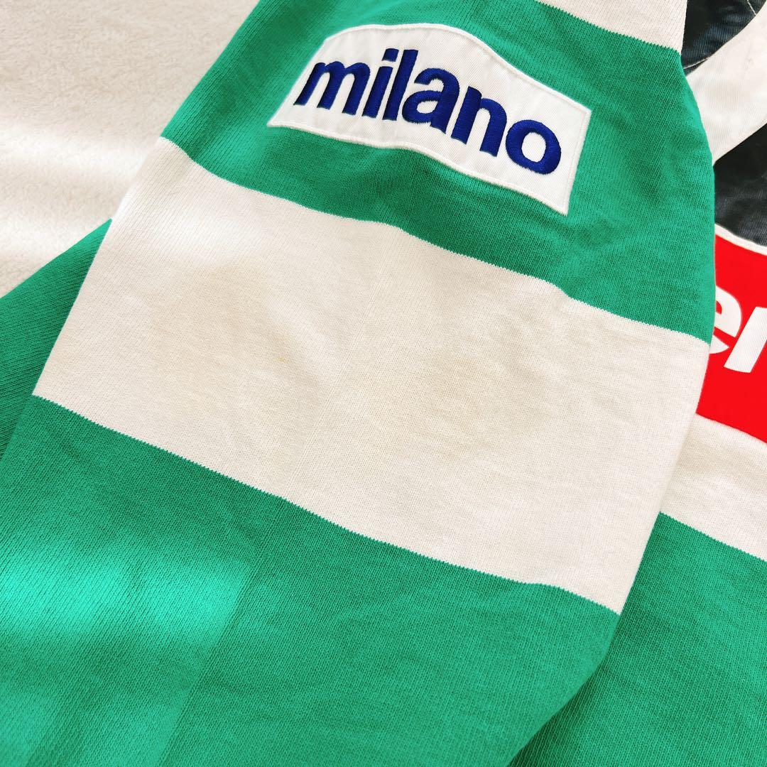 Supreme 2022年春夏 Stripe Rugby ラガーシャツ 長袖　L