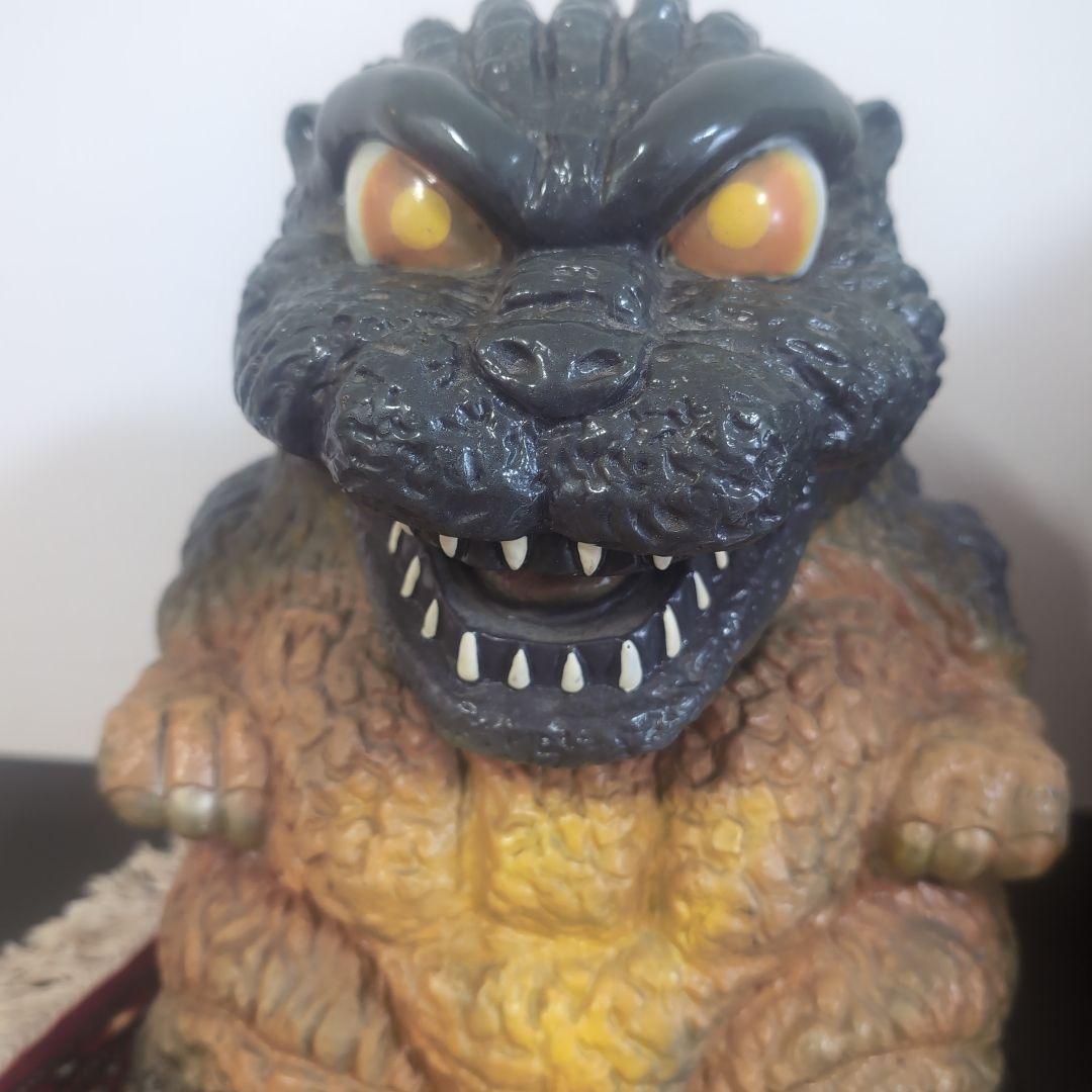 ゴジラ バーニングゴジラ貯金箱フィギュア 1994年製 Yutaka