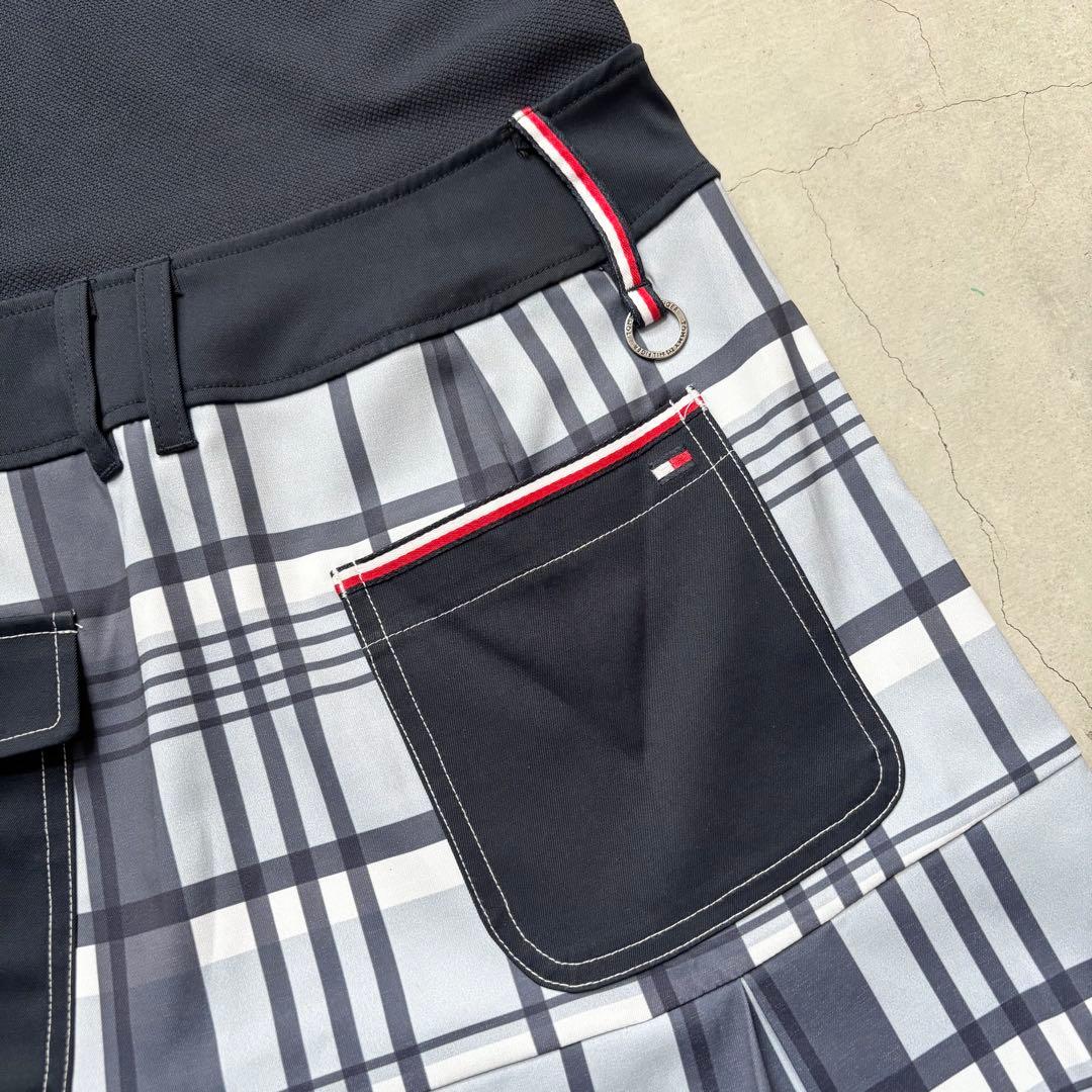   GOLF ポロワンピース チェックプリーツスカート