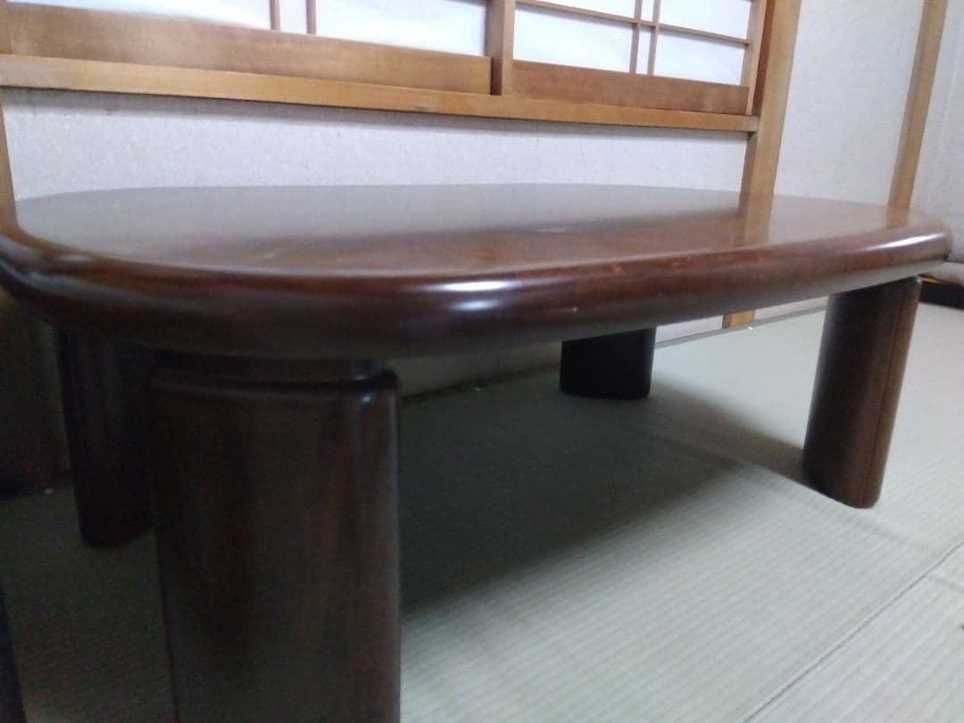 座卓　テーブル　大川家具　アンティーク　脚取り外し可能 高級