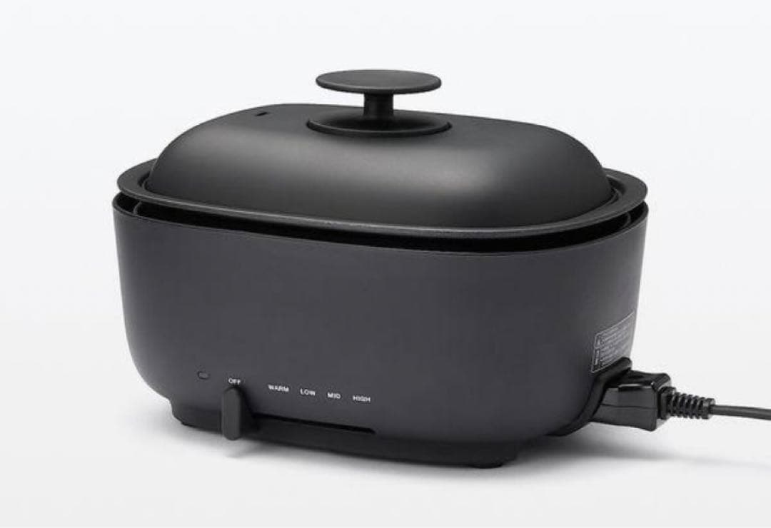 新品未開封　無印良品　深型ホットプレート　鍋