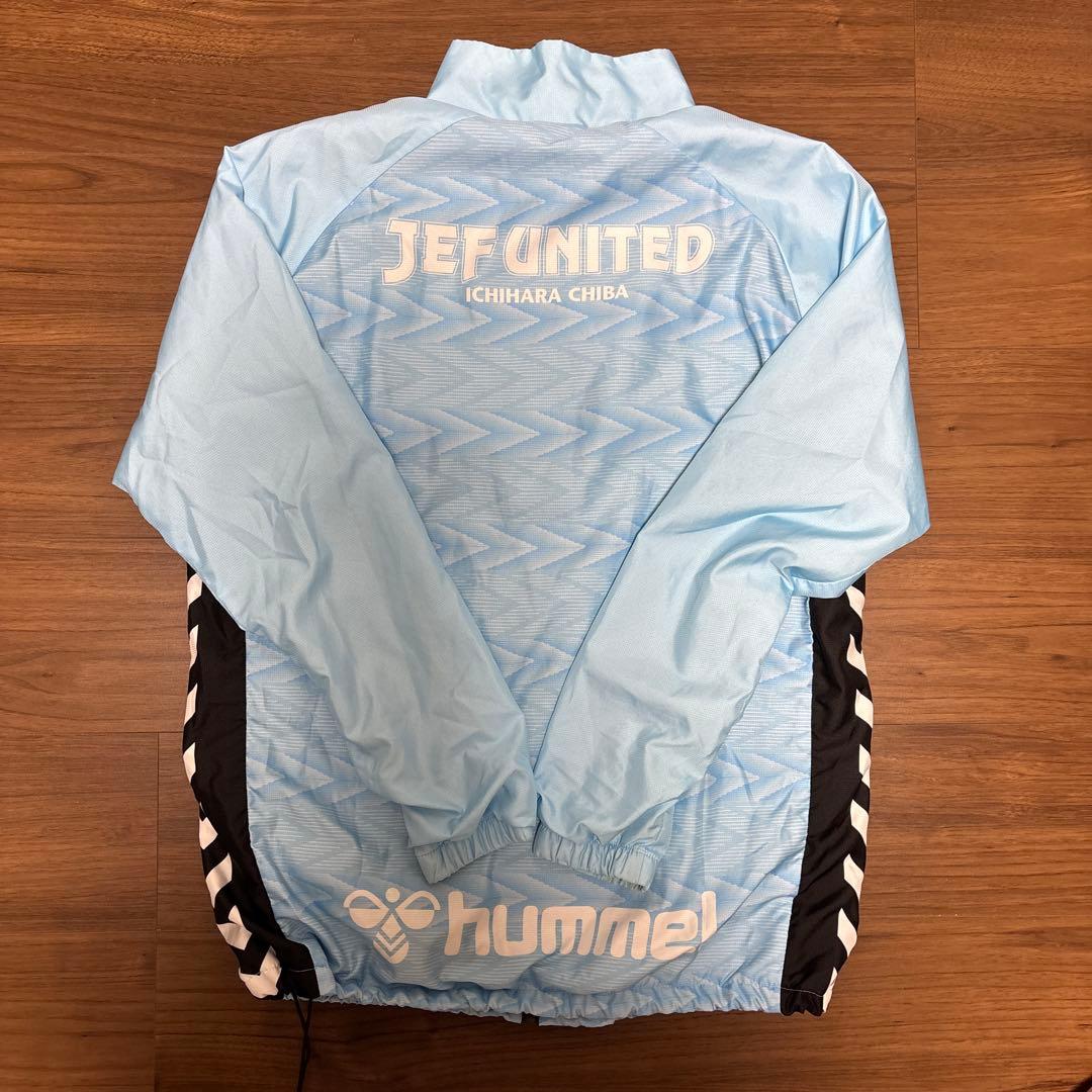 【即完】hummel ジェフユナイテッド千葉　ピステ 水色　ウィンドブレーカー