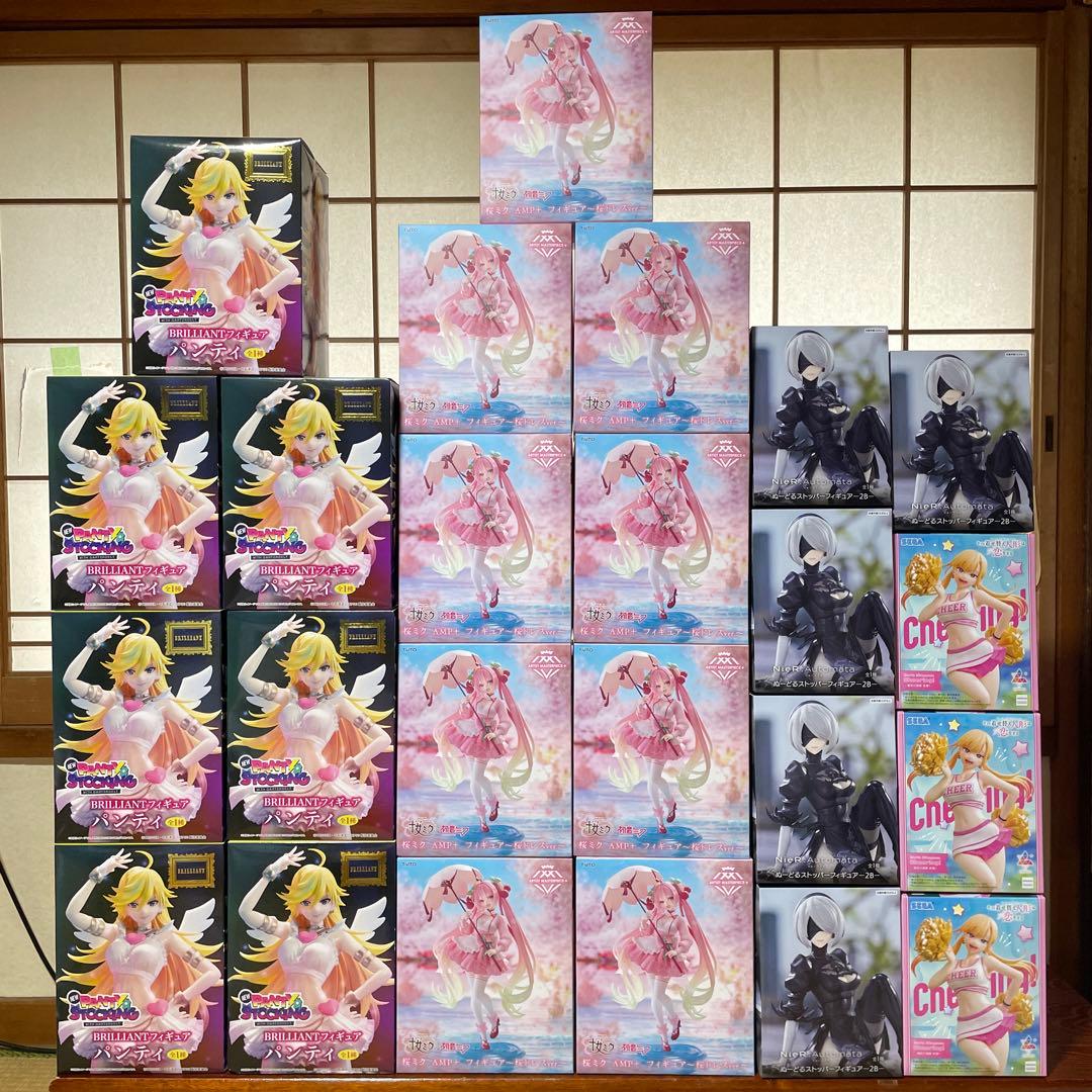 最新プライズフィギュアまとめ売り　美少女フィギュア新品未開封品24点