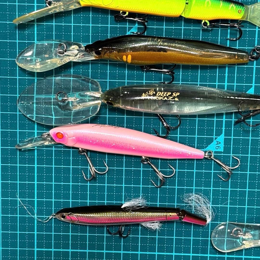 バス釣り引退　ルアーまとめ売り　ルアーセット 12本