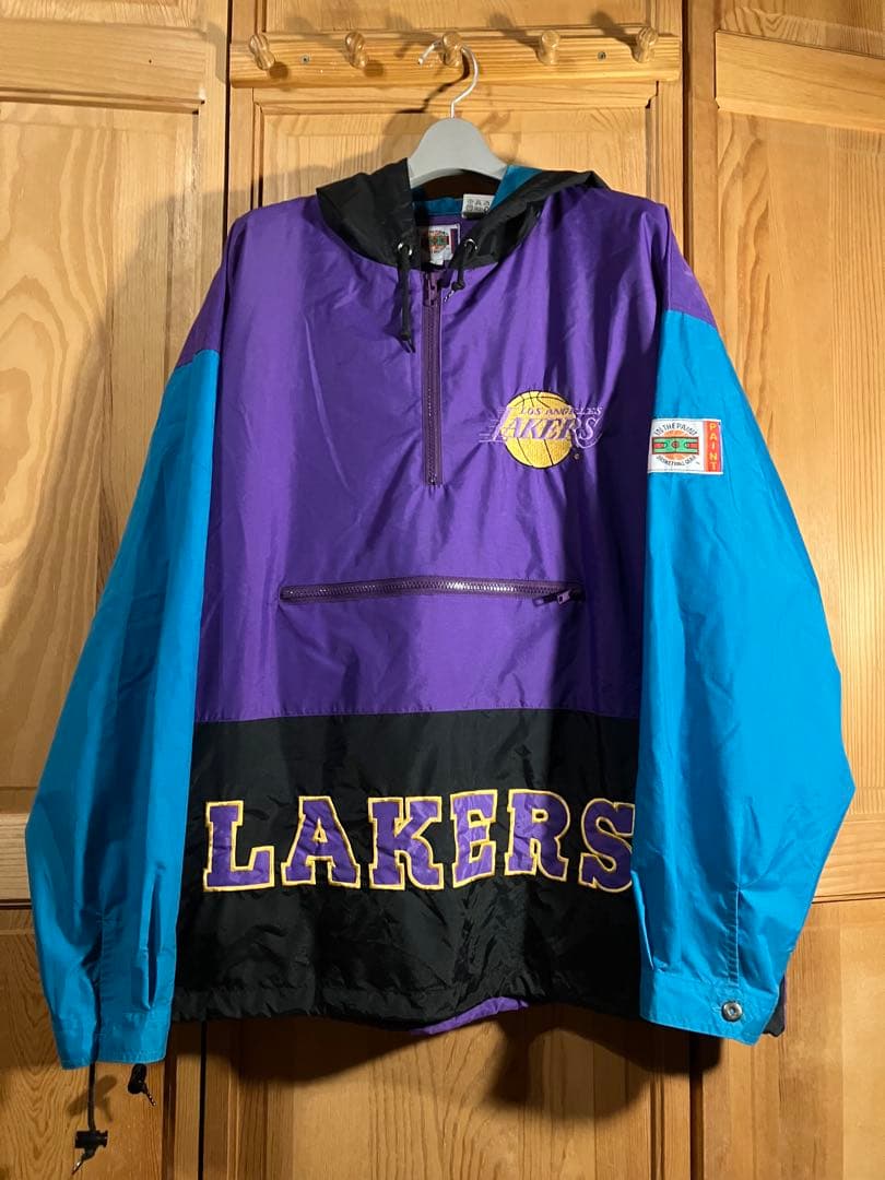 激レア美品90s「in the paint LAKERSプルオーバー」NBA公式