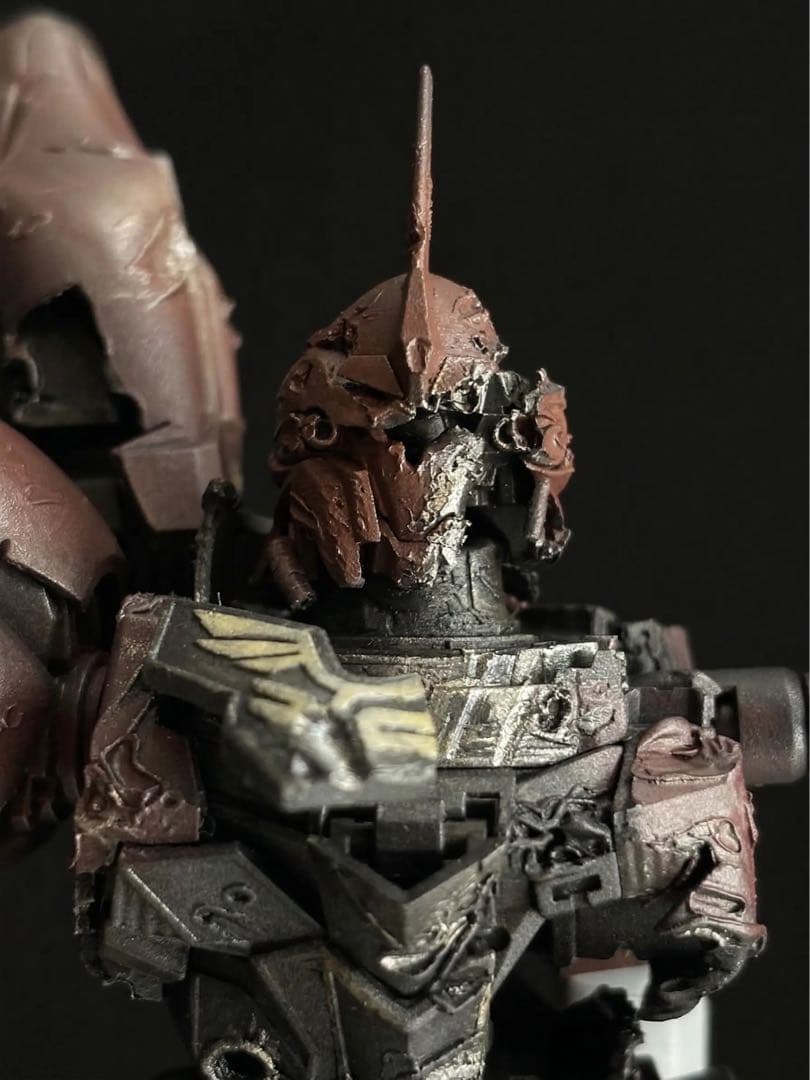MG シナンジュ 完成品 ダメージ加工 全塗装 戦闘後 ウェザリング