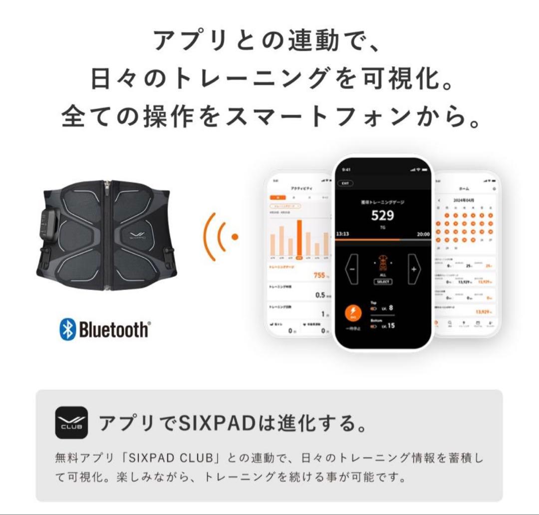 最新型　新品　SIXPAD シックスパッド コアベルト2 Mサイズ