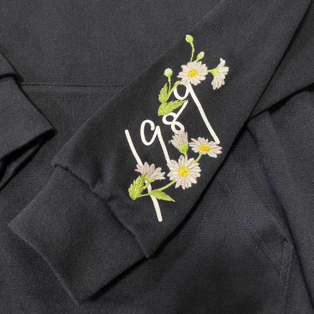 PEARLY GATES パーカー ネイビー刺繍