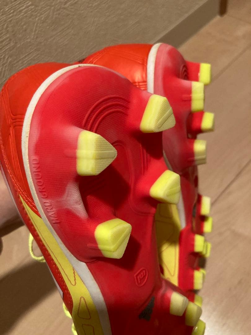 新品未使用　adidas F10 TRX HGサッカースパイクオレンジ/イエロー