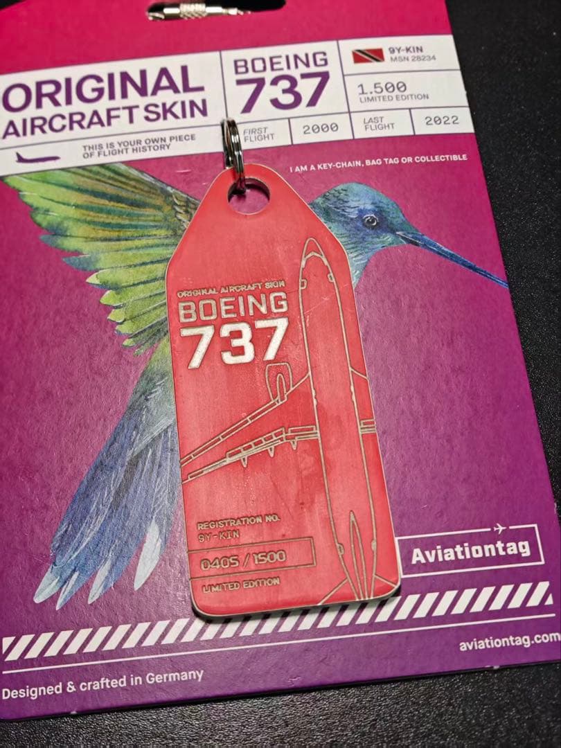 カリビアン航空 Aviationtag B737-800
