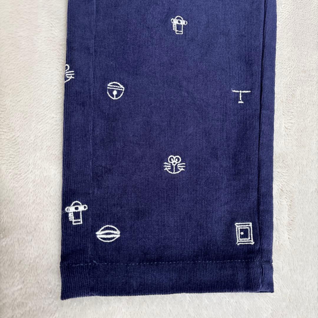 新品 ジャックバニー ×ドラえもん 刺繍 総柄 コーデュロイ パンツ ストレッチ