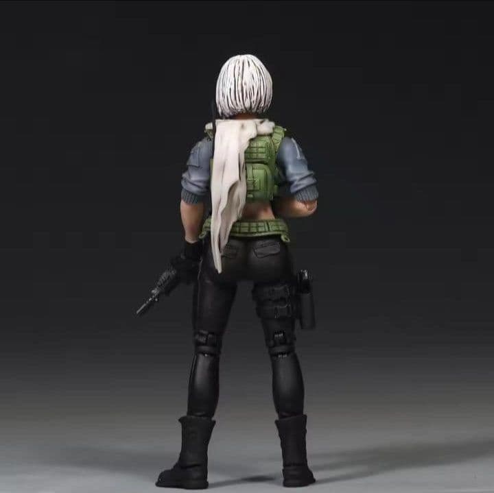 デルタフォース 1/18 女性兵士 アクションフィギュア