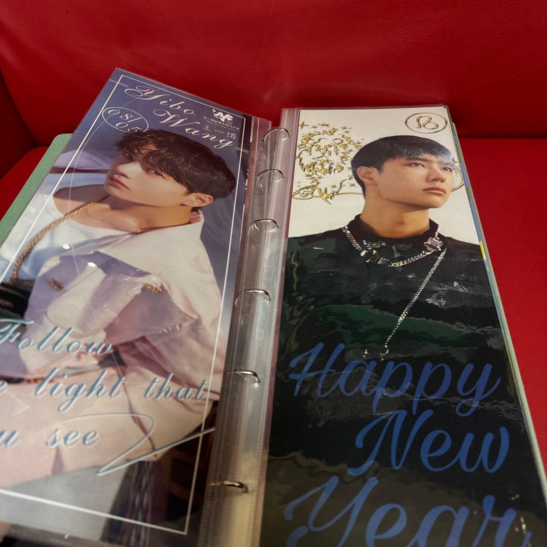 王一博手幅 50枚収納冊付き