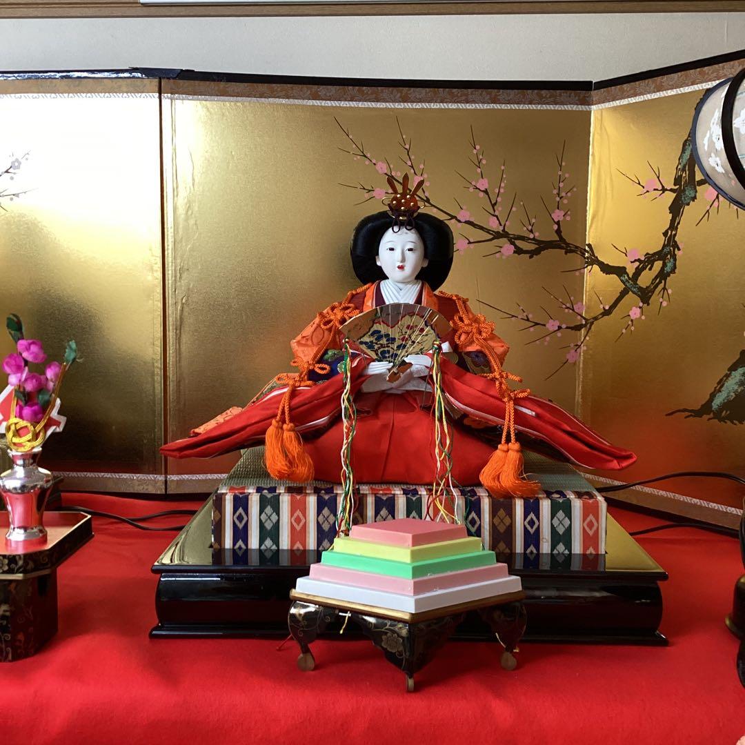 雛人形　七段飾り　雛の恵　中古品　120巾　東玉