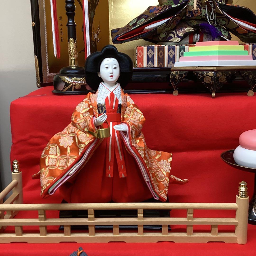 雛人形　七段飾り　雛の恵　中古品　120巾　東玉