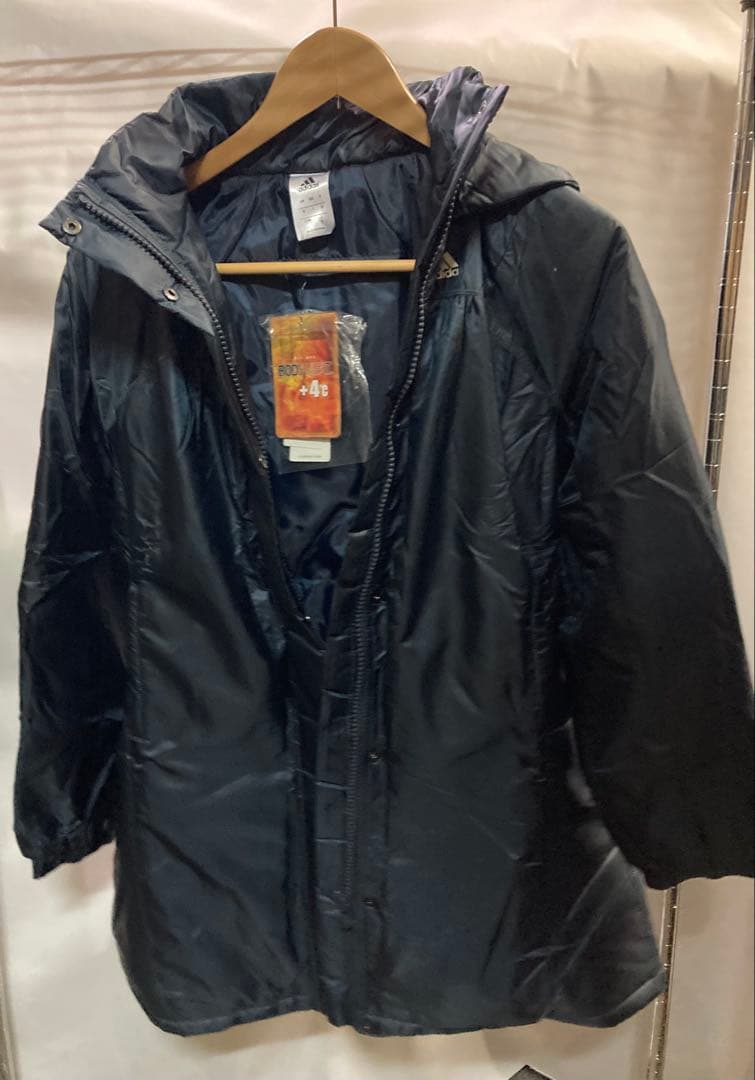 adidas 新品 レディース paddedコート S