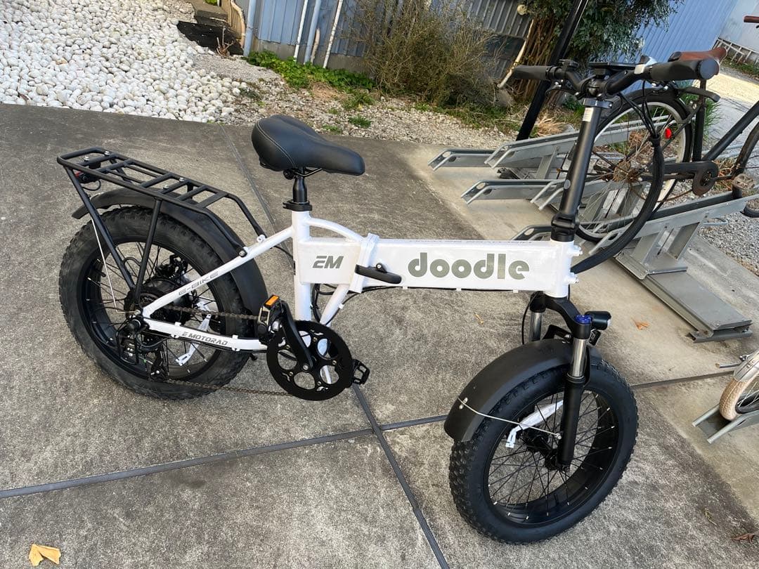 doodle 電動アシスト自転車 20インチ ホワイト