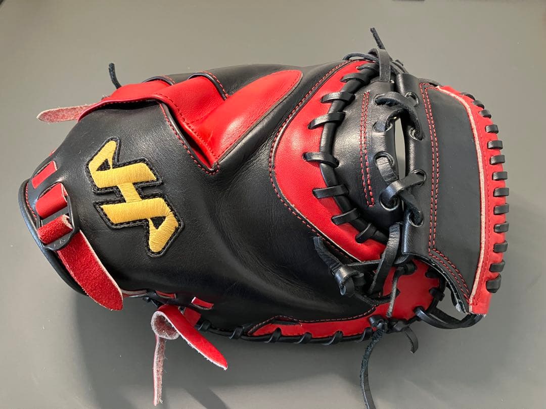 ハタケヤマ　軟式　キャッチャーミット　甲斐モデル