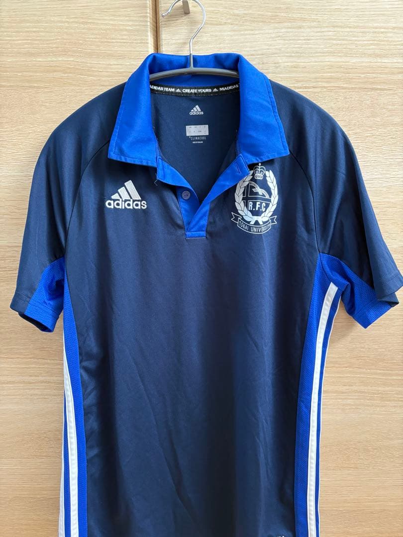 東海大学　半袖　ポロシャツ　アディダス　adidas